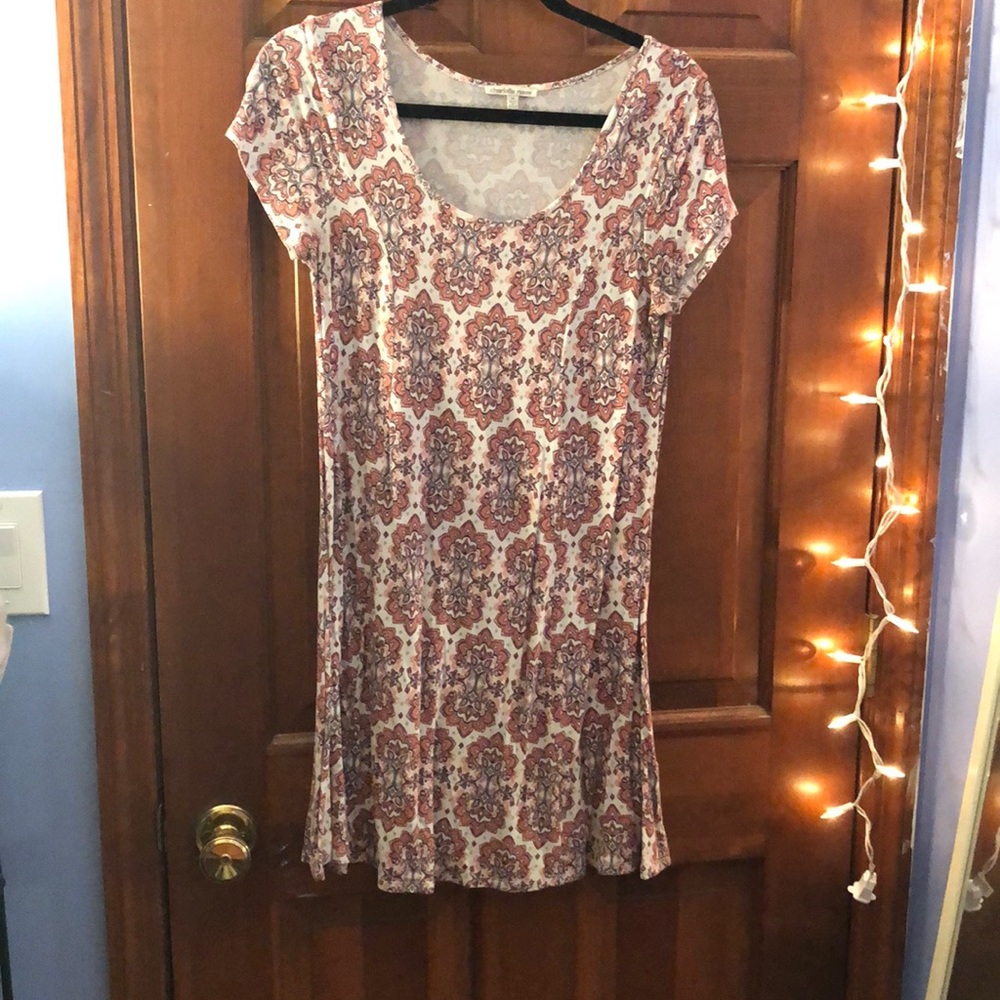 Printed T Shirt Dress